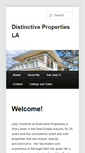 Mobile Screenshot of distinctivepropertiesla.com
